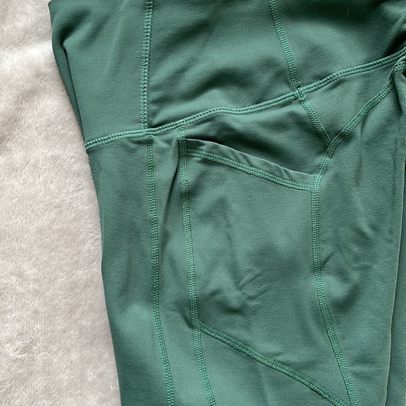 Til you collapse workout tights leggings olive with pockets XS - Picture 5 of 6